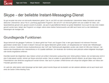 Tablet Screenshot of meinskype.de